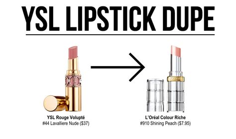 ysl 44 lipstick dupe|lipstick dupe list.